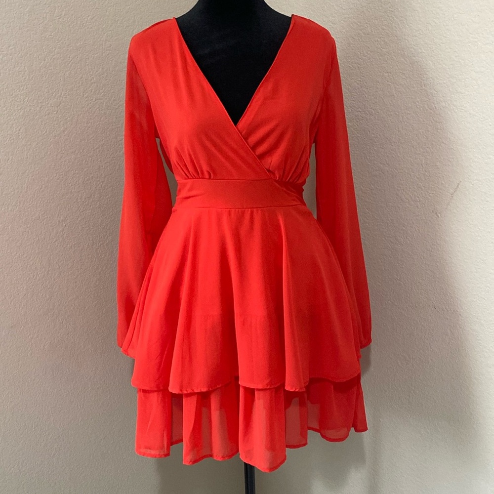 Small long sleeve red Jopza dress